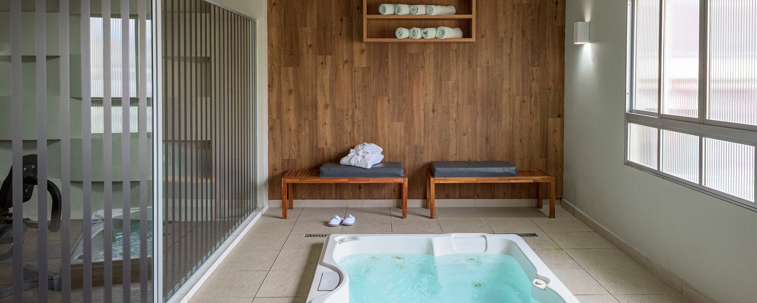 Hidromassagem do Bourbon Convention Hotel Santos