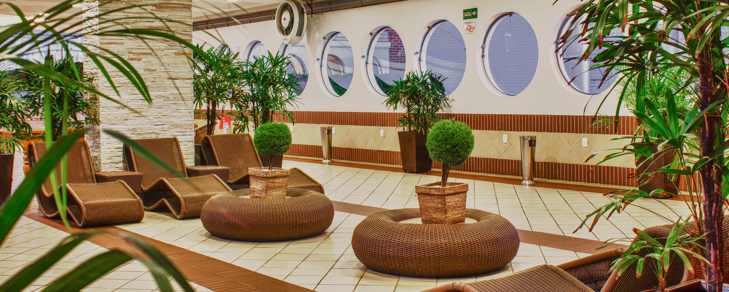 Lounge do Bourbon Convention Hotel Santos